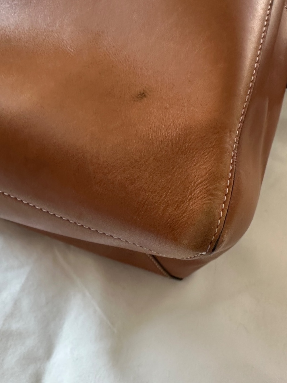 Céline Seau Sangle brown leather 2015 Phoebe Philo - Picture 13 of 16